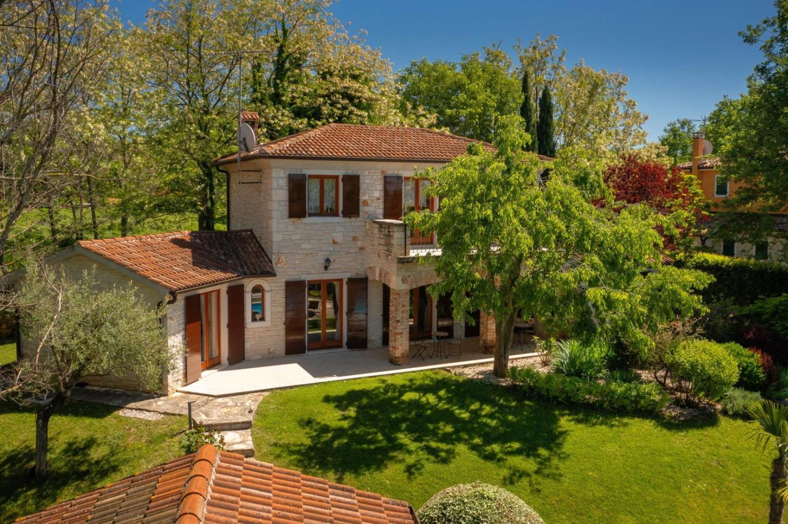 Rustic Villa Cehici With Pool In Sveti Lovrec Jehnici Esterno foto